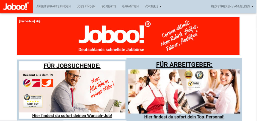 JOBOO! im Employer Portrait