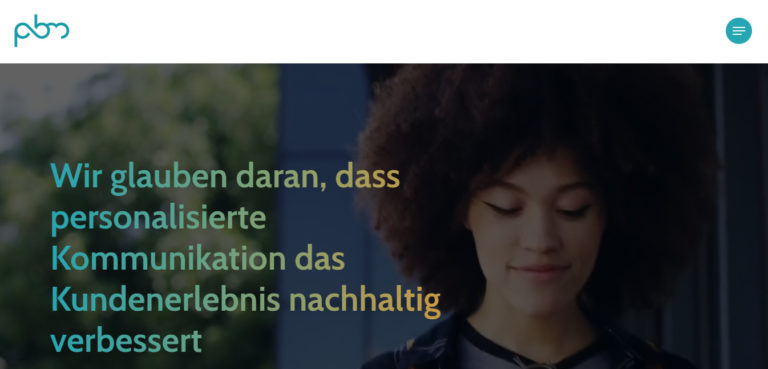 PBM Personal Business Machine AG steht für personalisierte Kundenkommunikation
