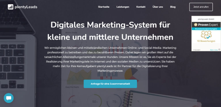 plentyLeads – hat die Mission Euch als Experte bei der Realisierung Eurer Marketingziele zu unterstützen